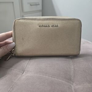 Michael Kors Gold Wallet